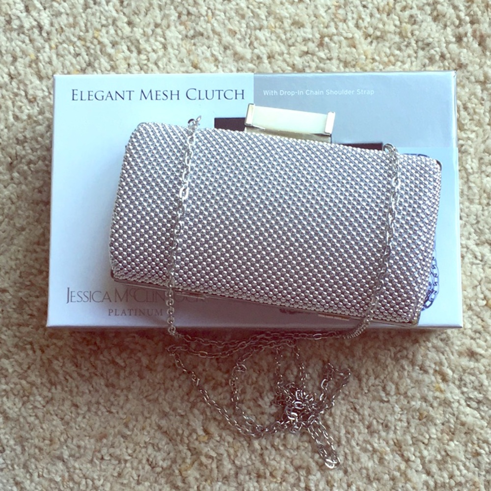 Elegant Mesh Clutch